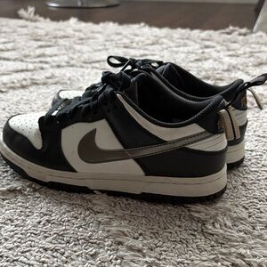 Nike Black and White Low-Top Sneakers